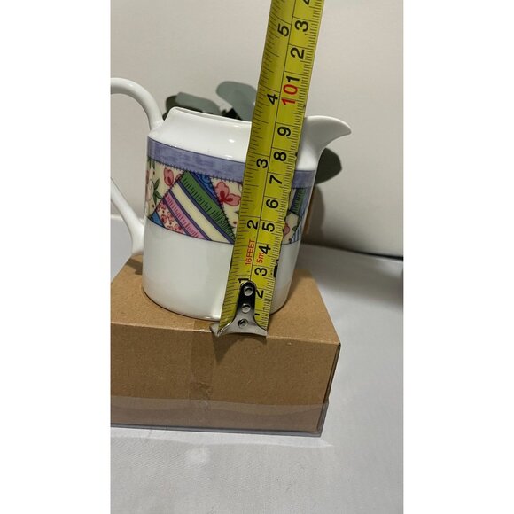 Mikasa Fine China Country Quilt Creamer Pitcher L5777 Japan-E - Picture 6 of 7